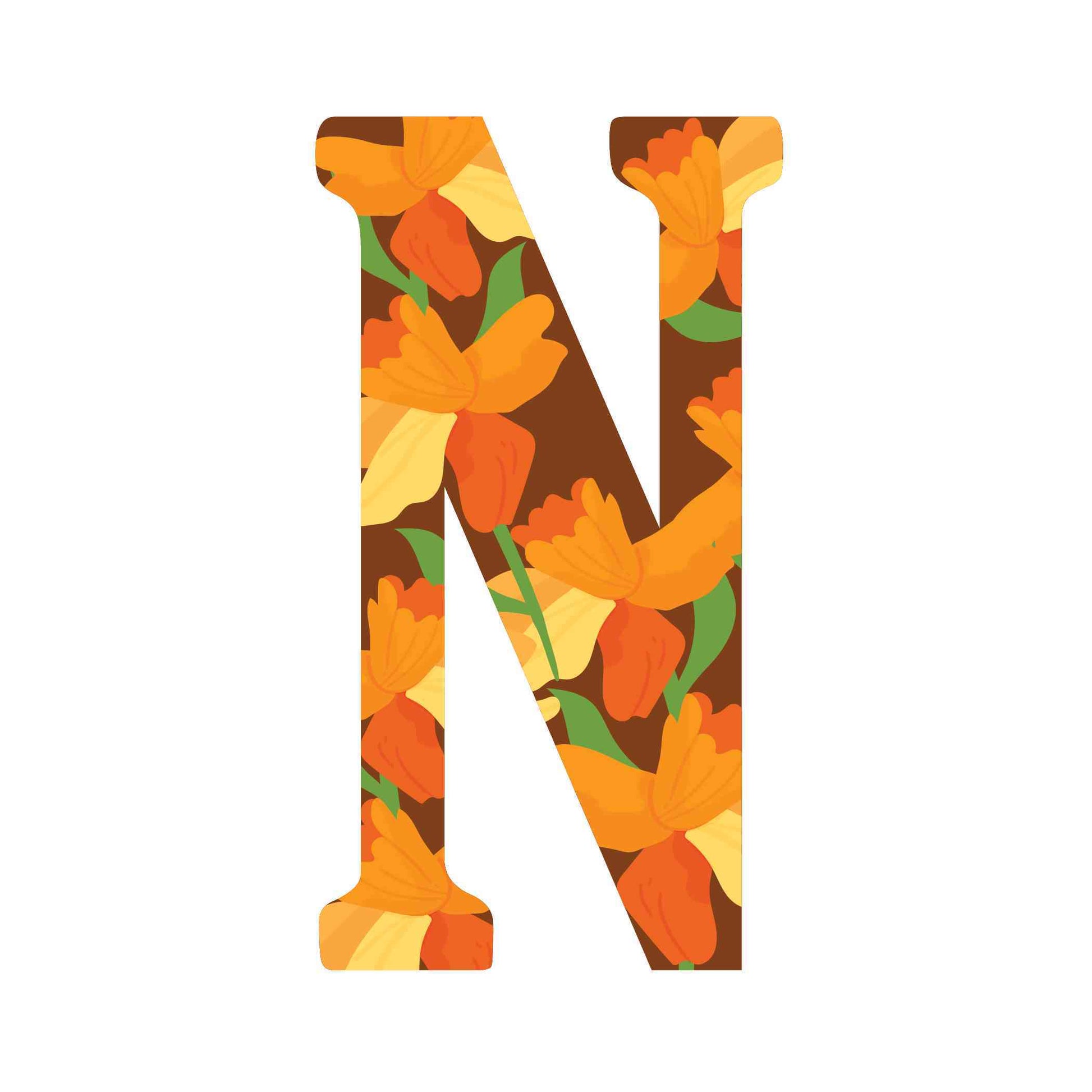 ""N"" Narcissus - Alphabetical Florals