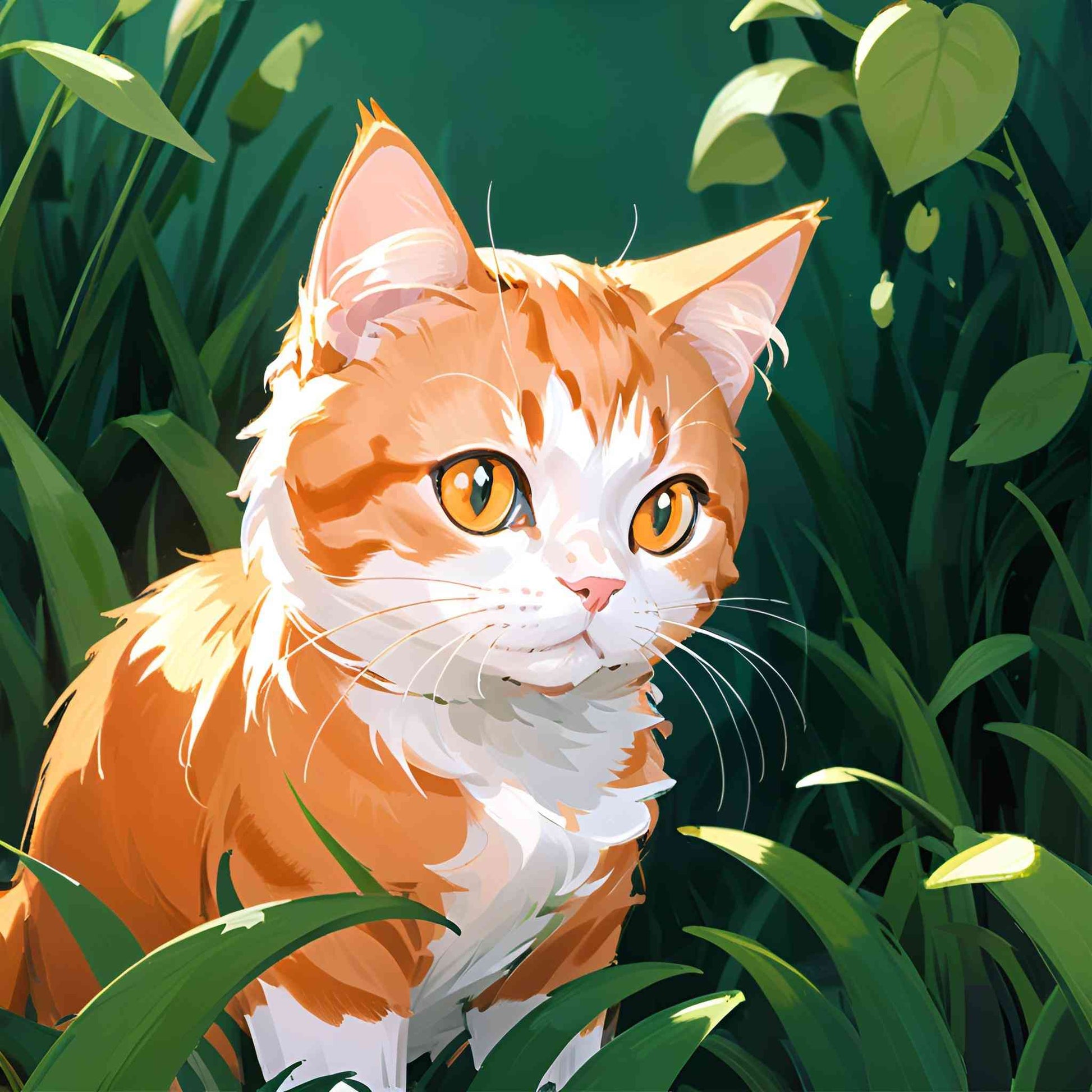 Playful Ginger Cat