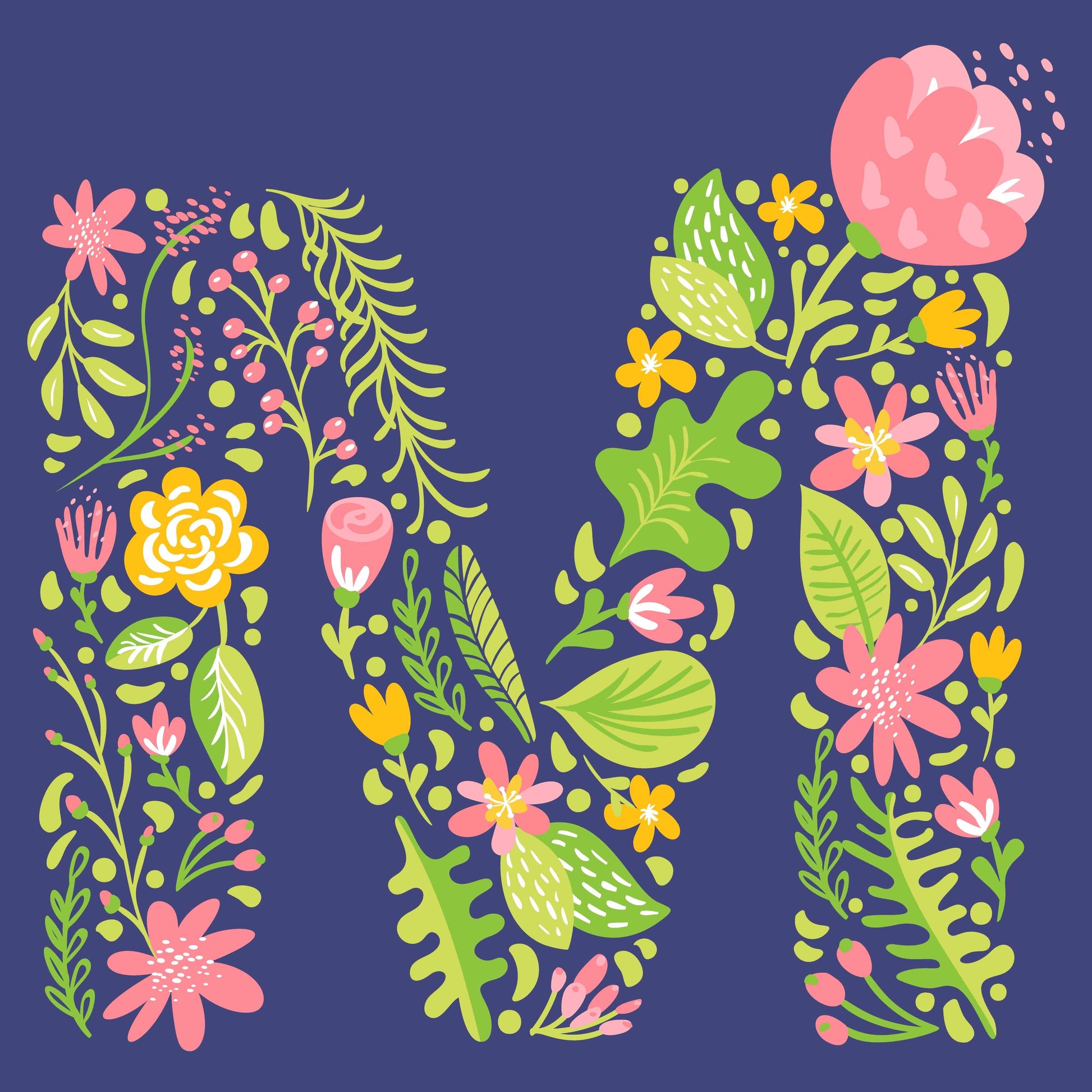 Plants Letter-M