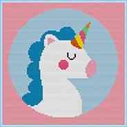 Unicorn-Pink & Blue