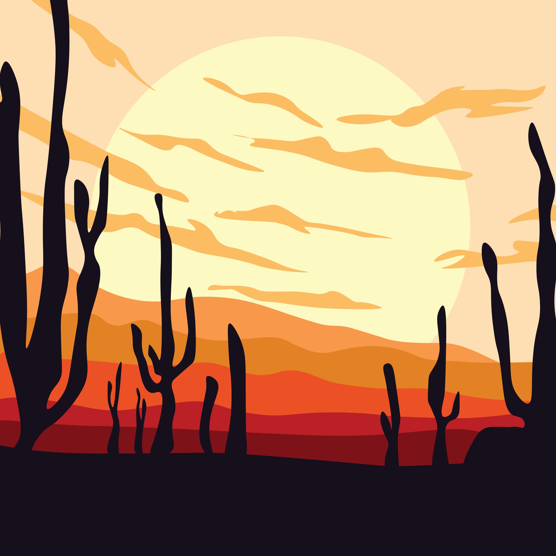 The Sahara desert