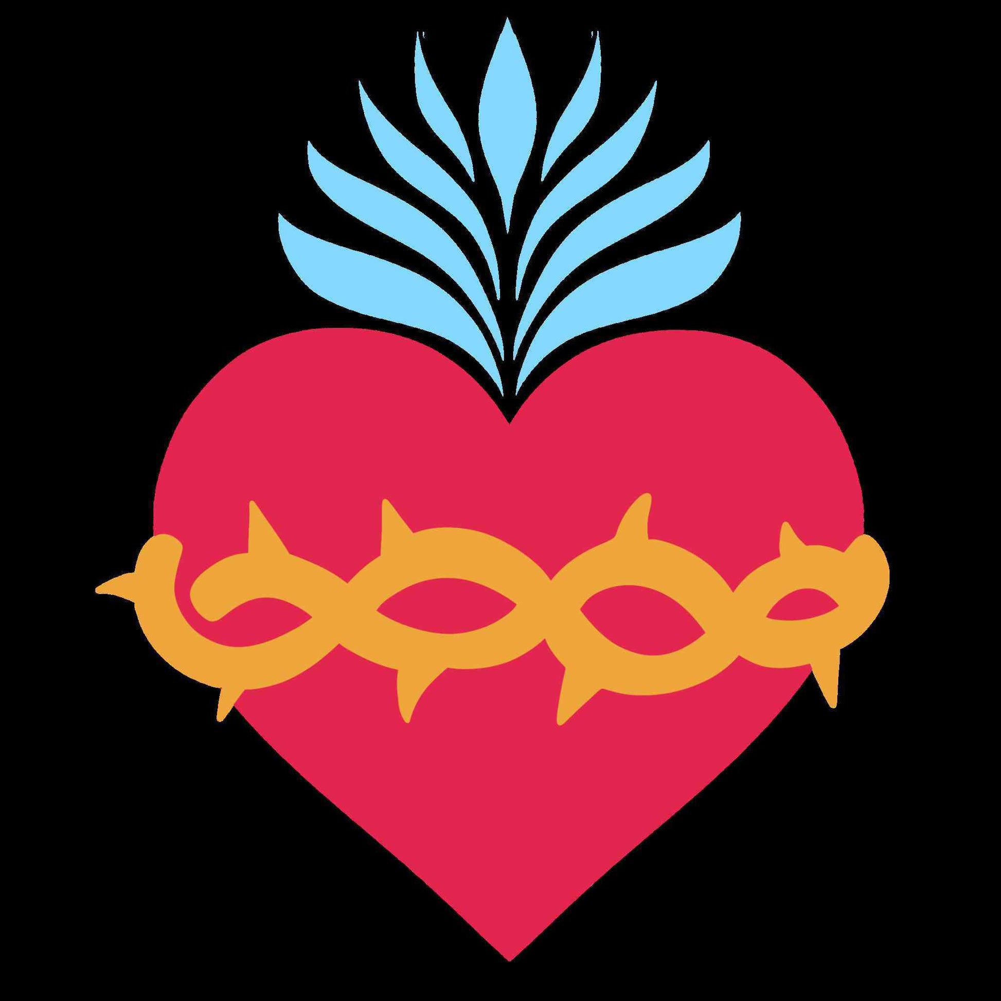 Heart with thorns