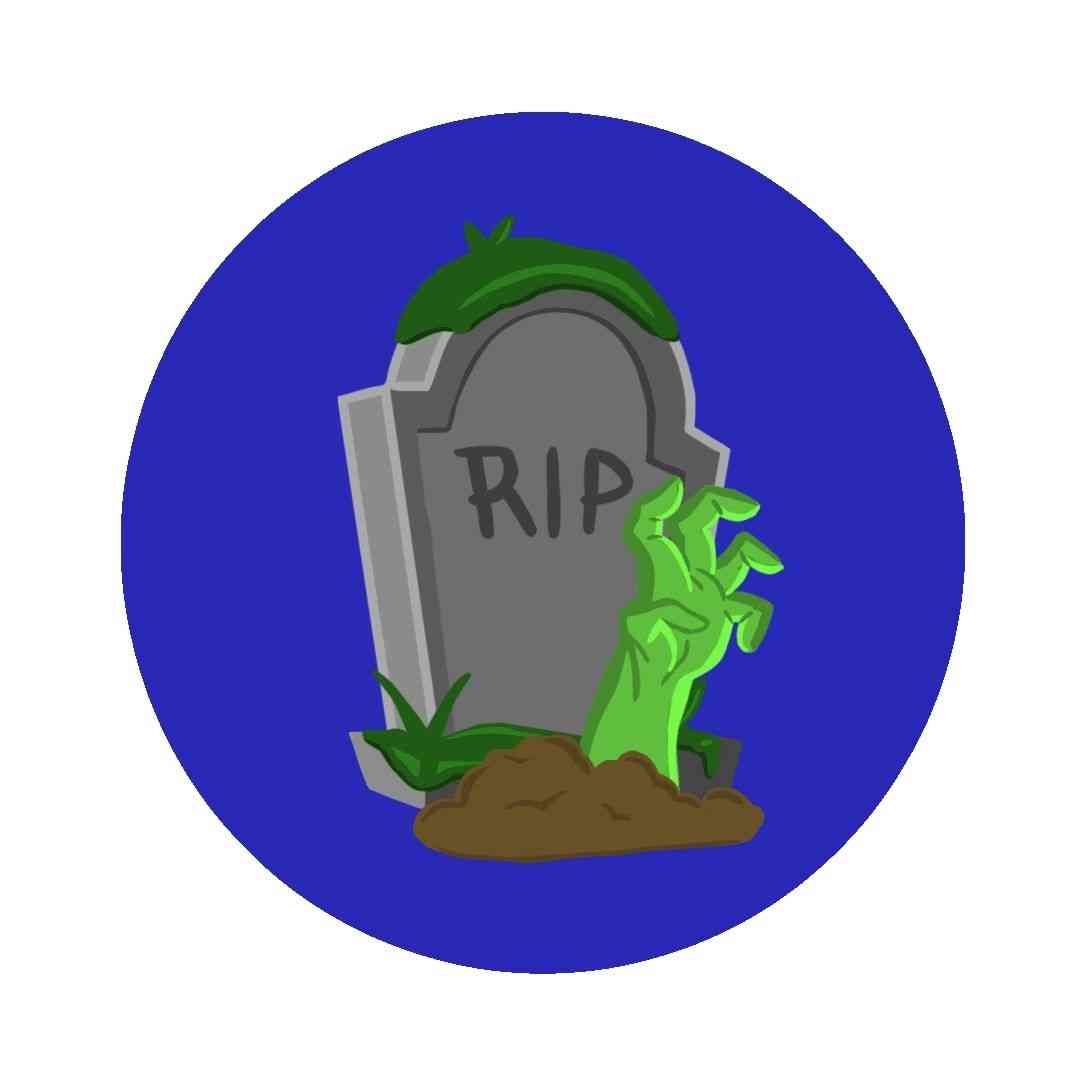 Halloween - Tomb with zombie hand