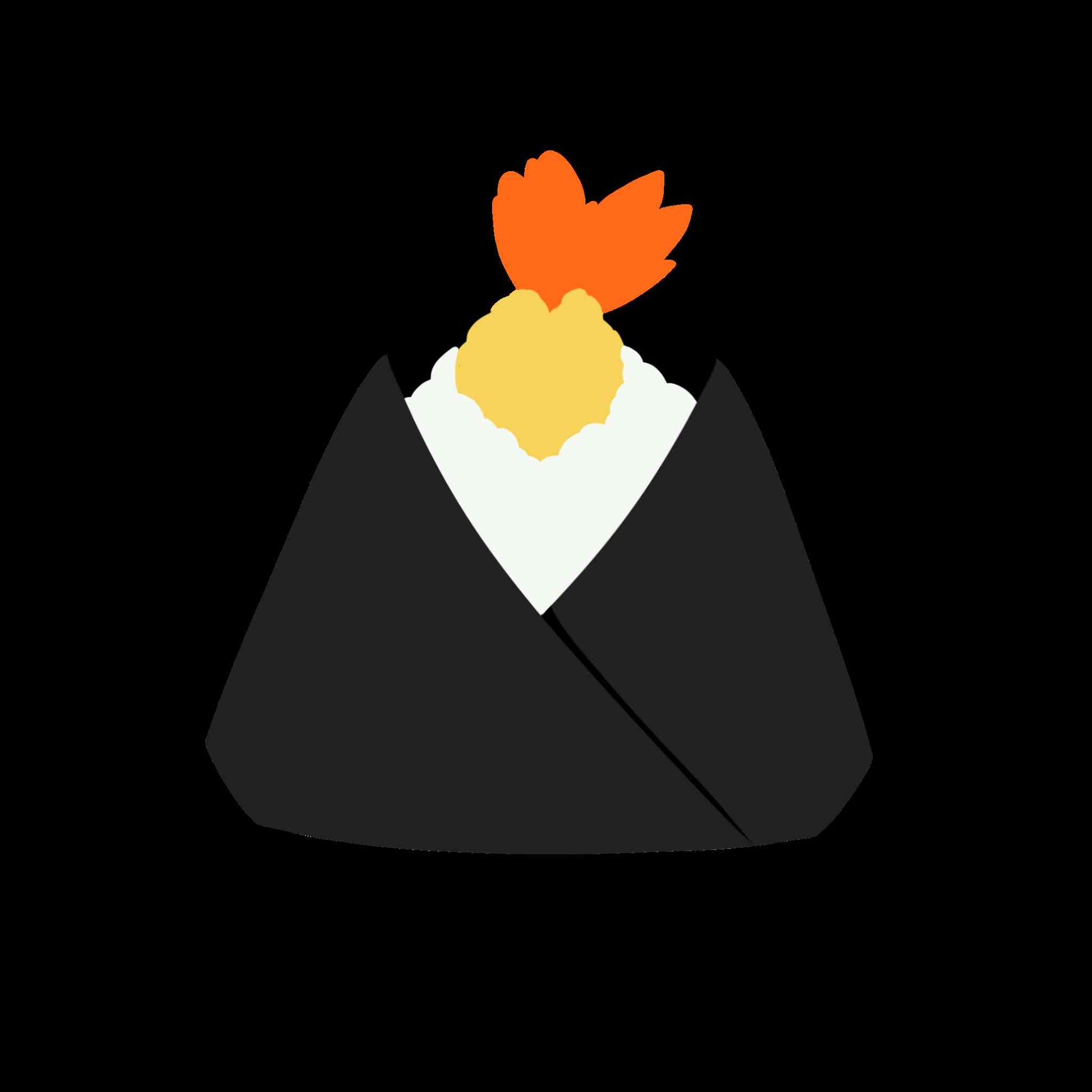 Onigiri with Shirmp