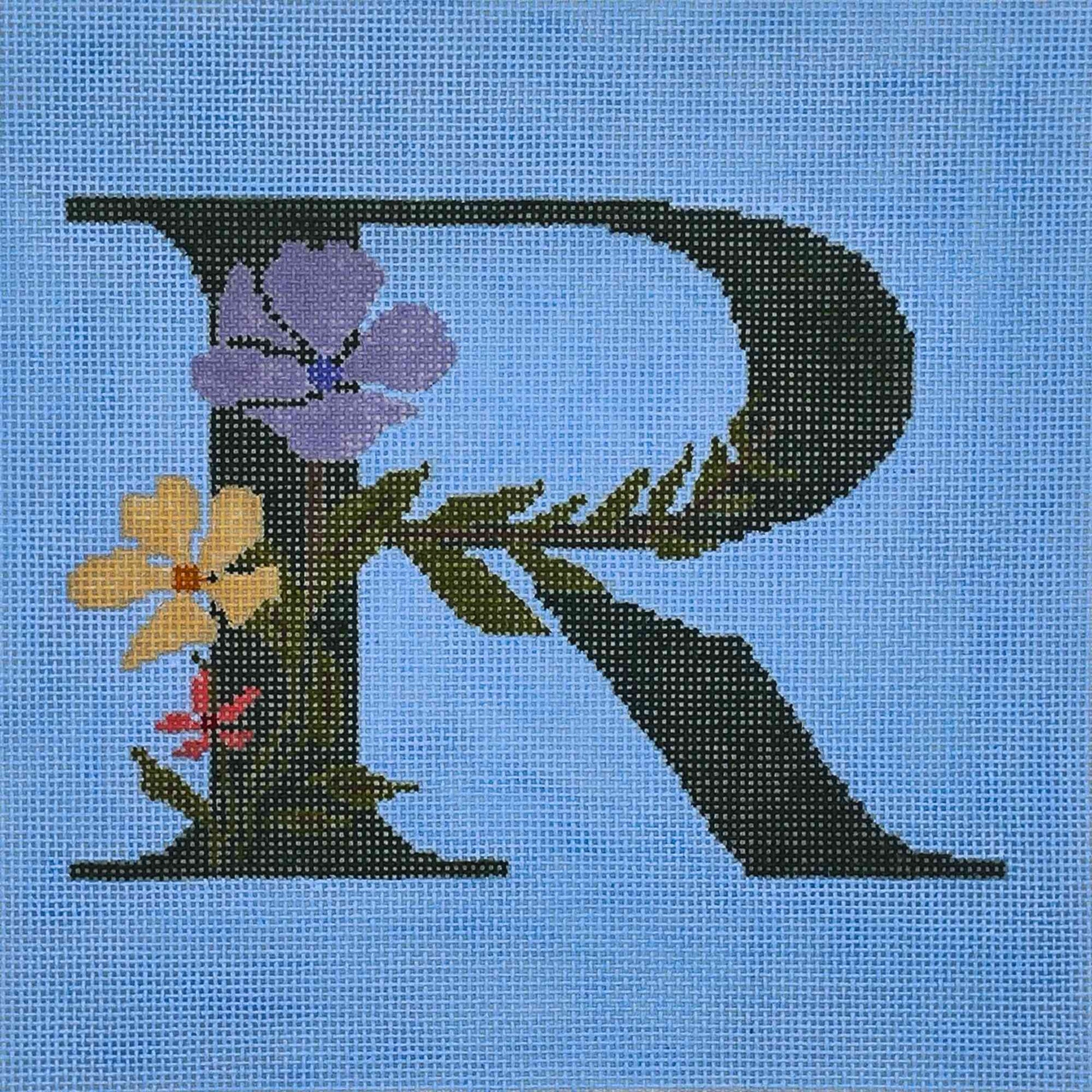 Floral Letter R