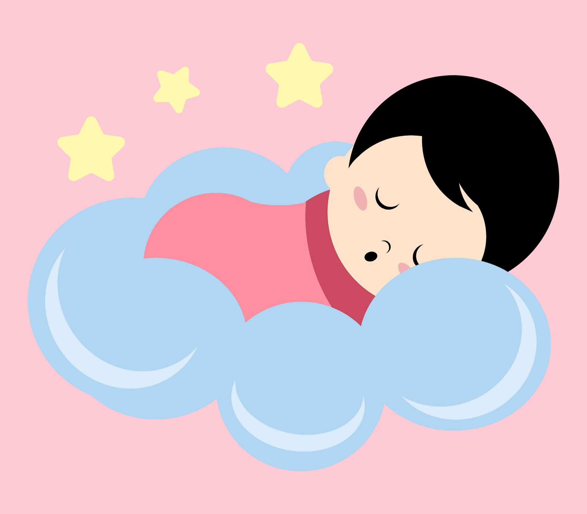 Baby girl sleeping