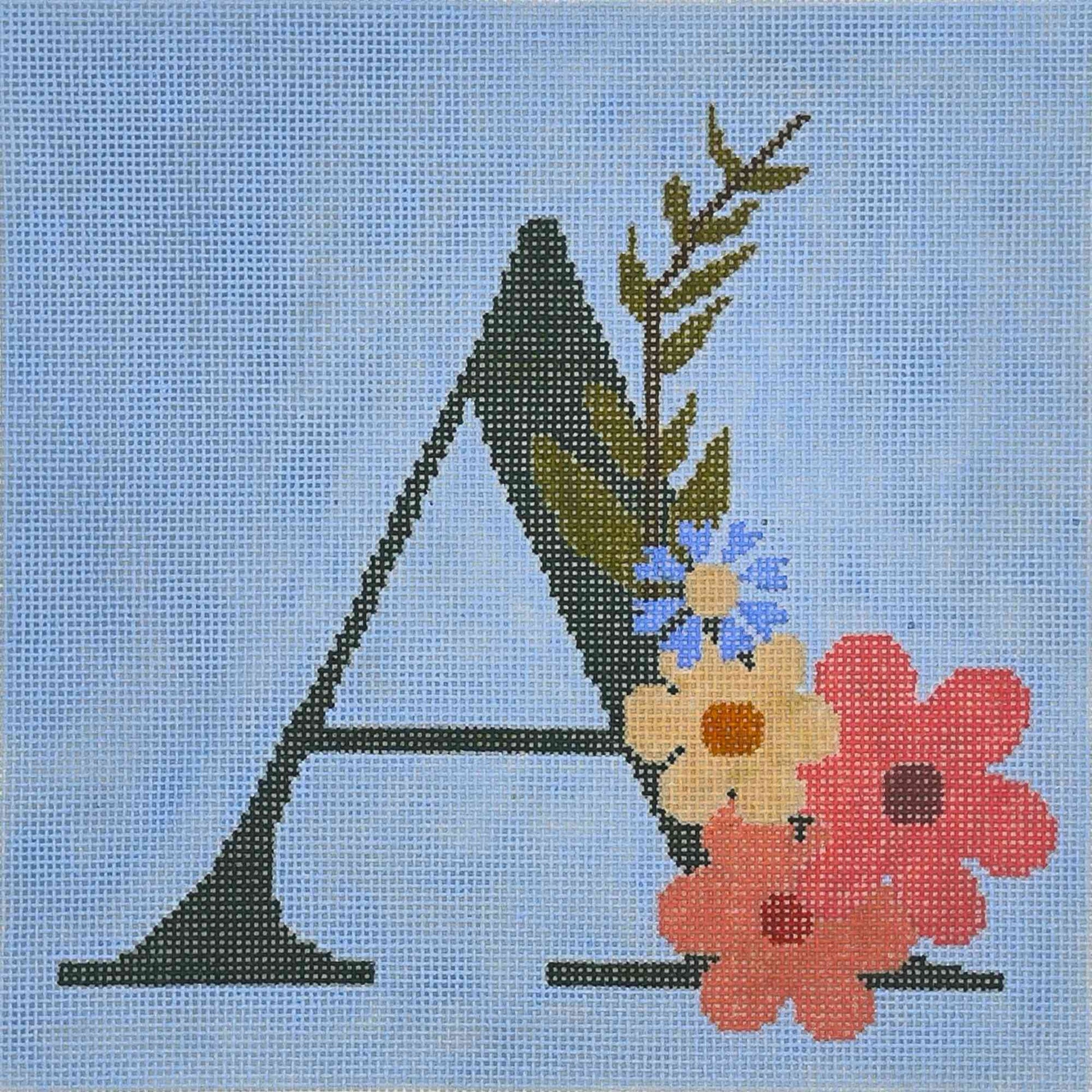 Floral Letter A