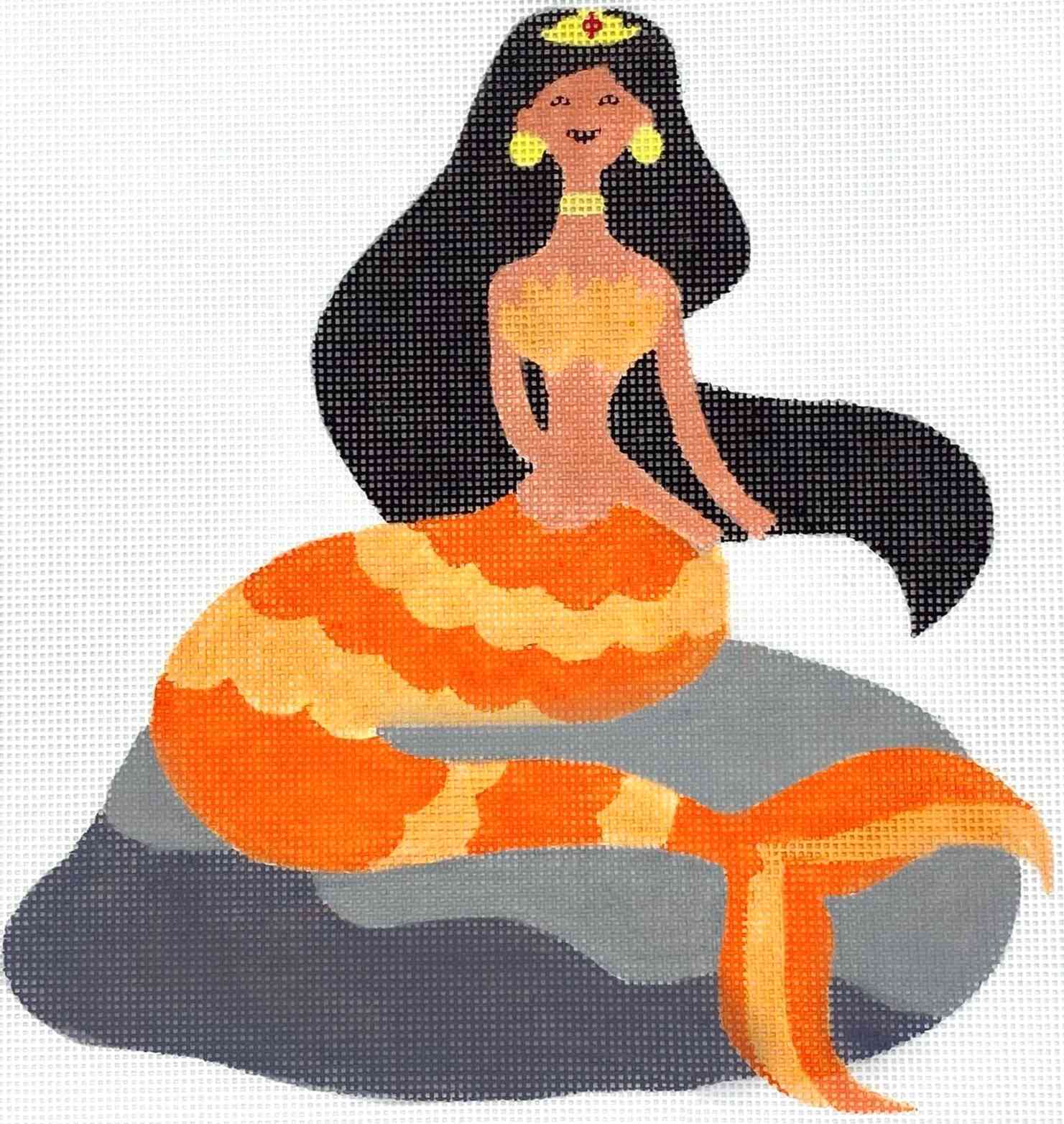 Orange Mermaid