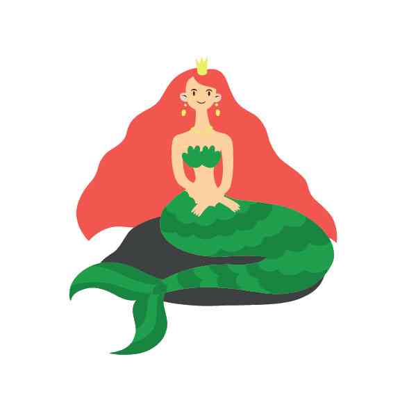 Mermaid - Red Hair