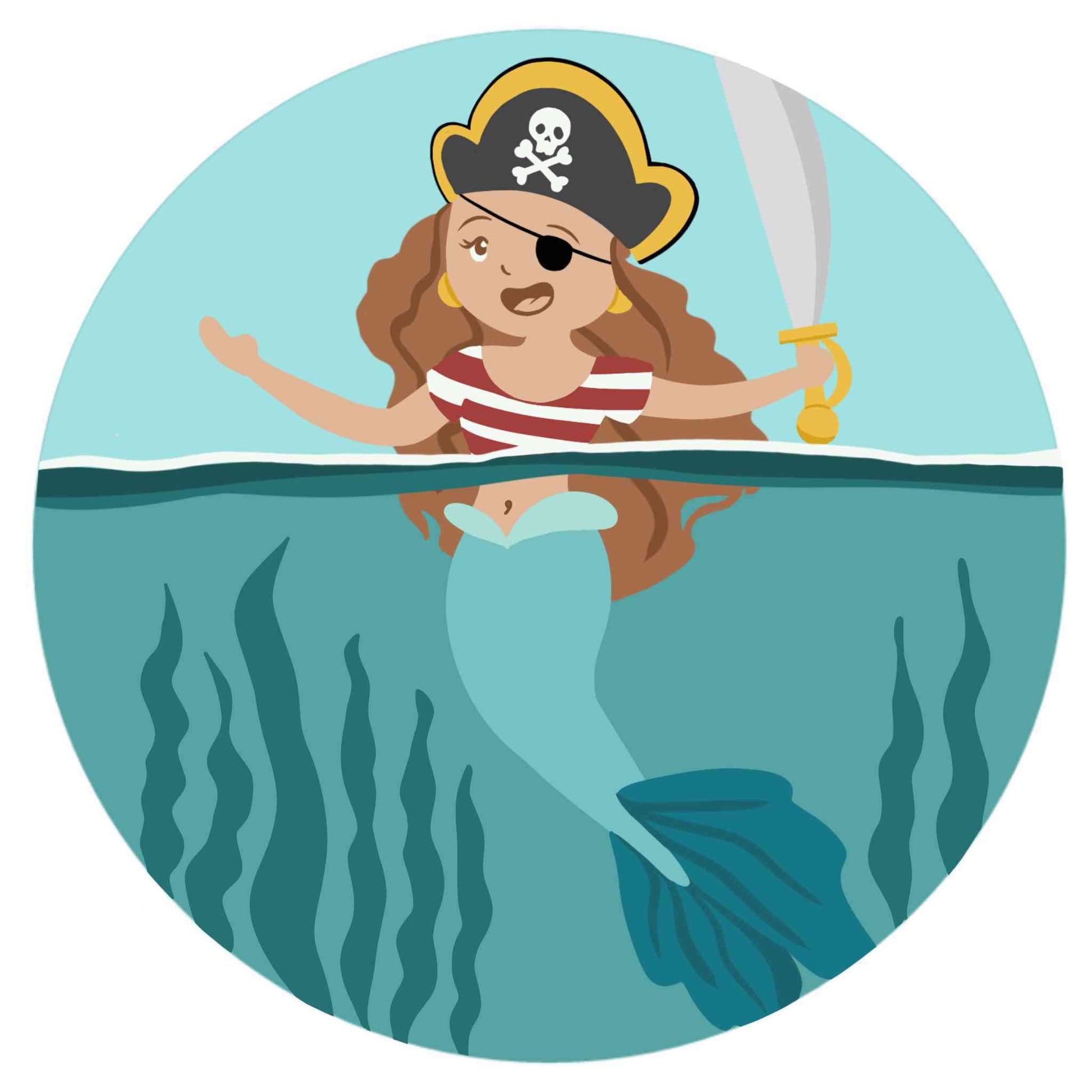 Valorous Mermaid Pirate
