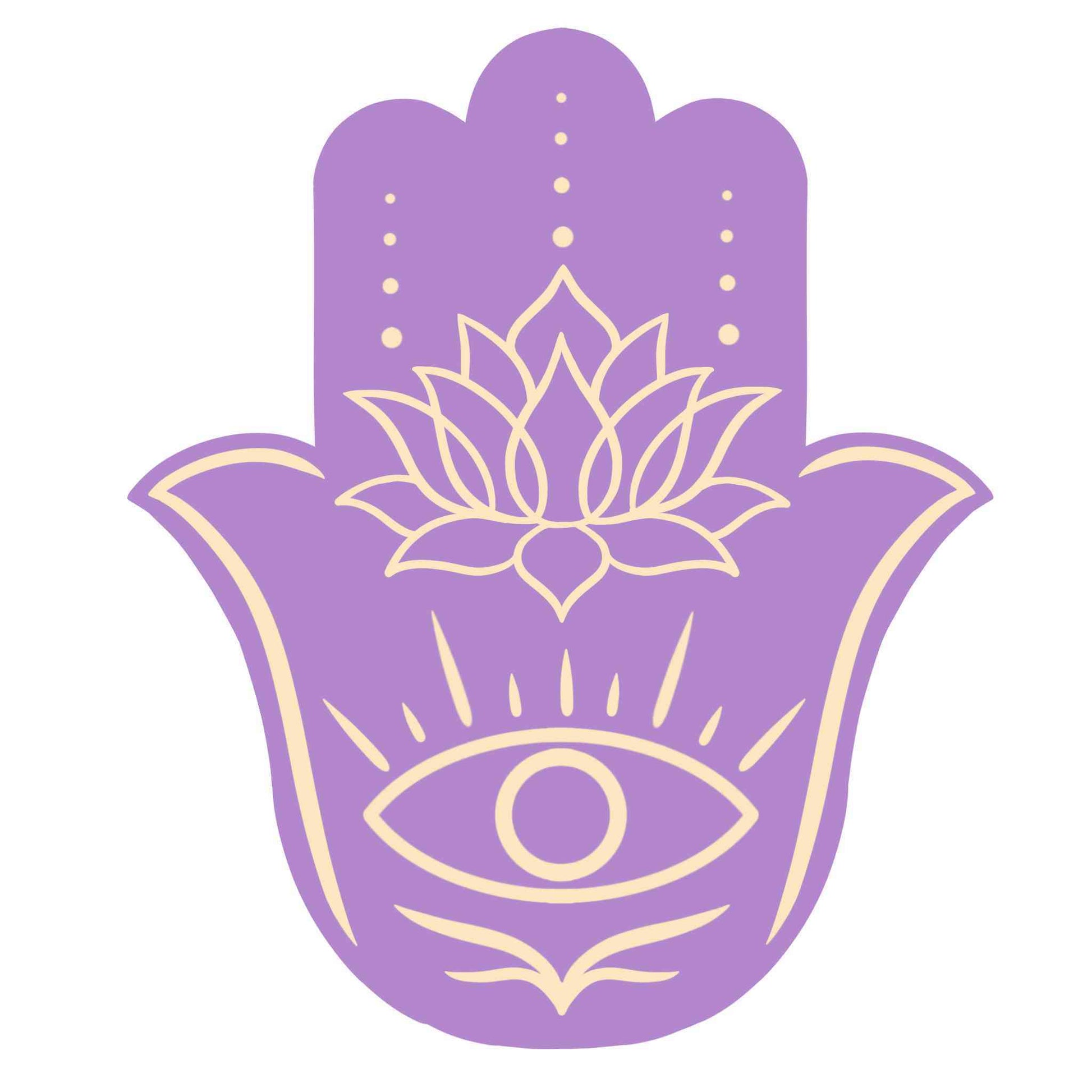 Purple Hamsa