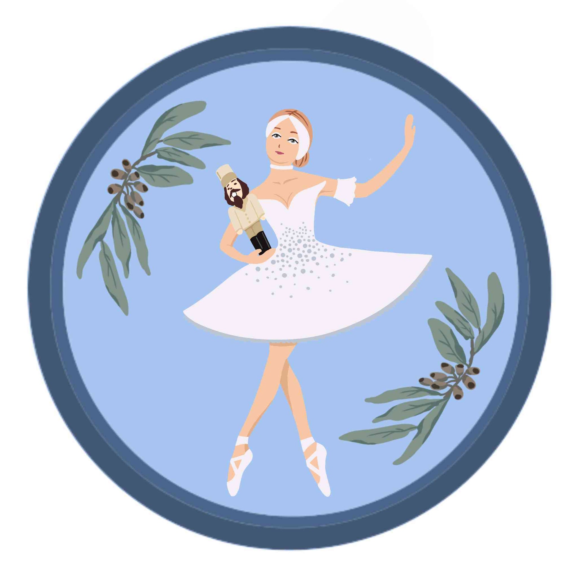Ballerina with Nutcracker