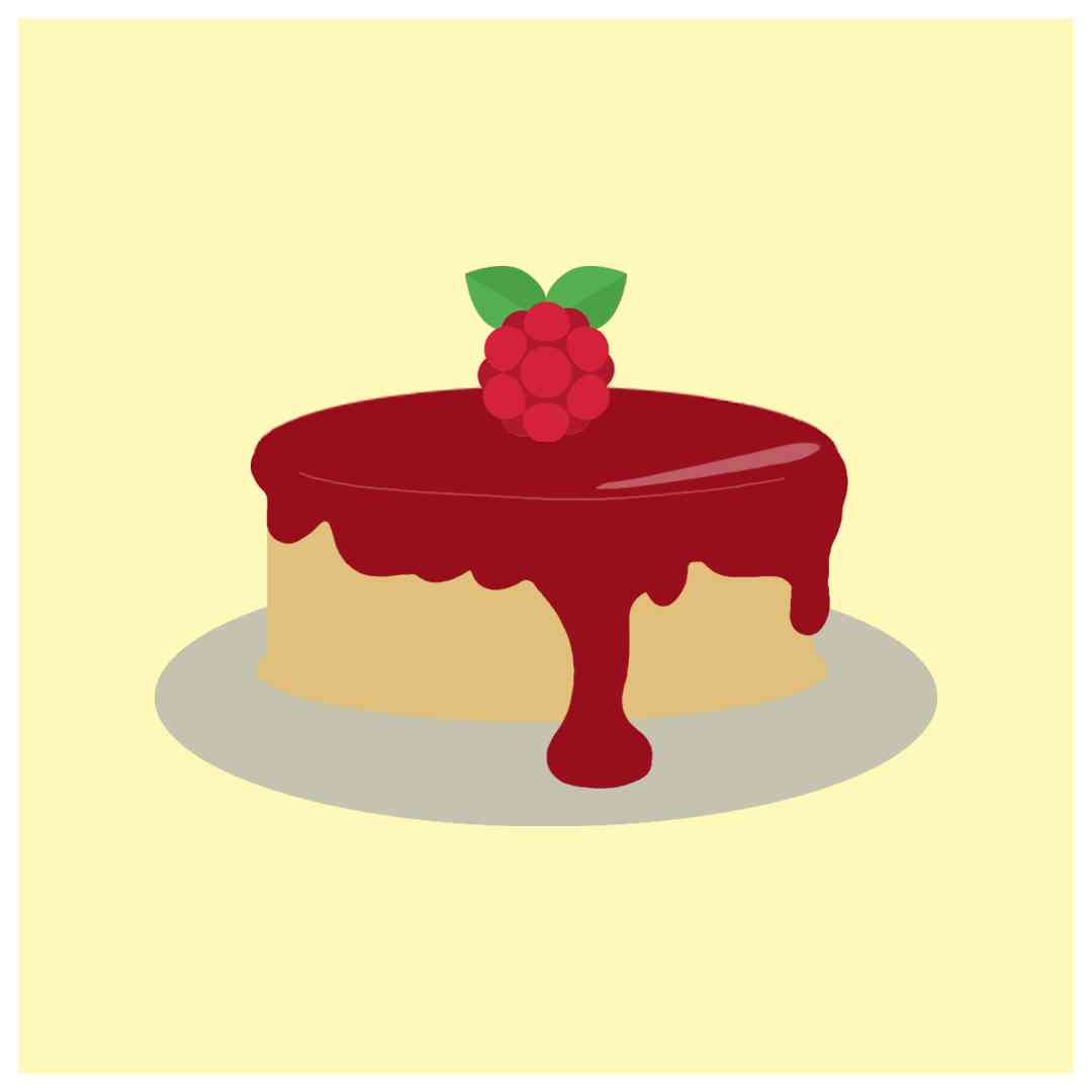 Pastries - Strawberry pudding