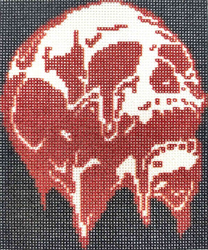 Maroon Skull