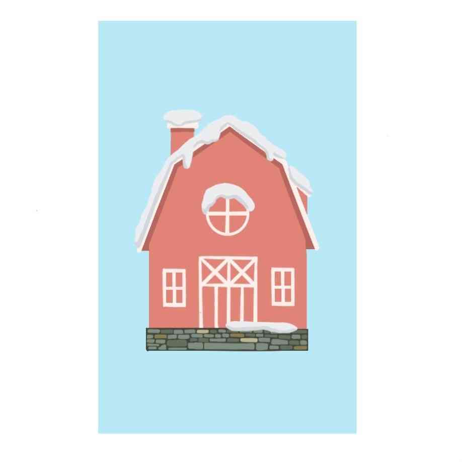 Winter Barn House