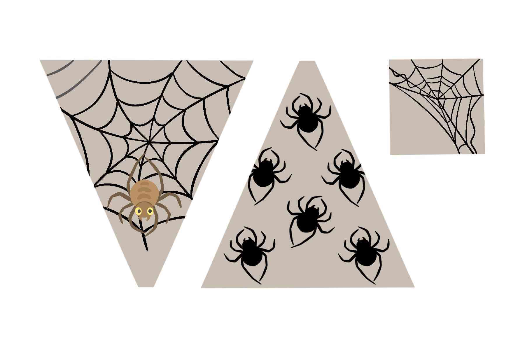 Scissor Case- Halloween (Spider in a web)