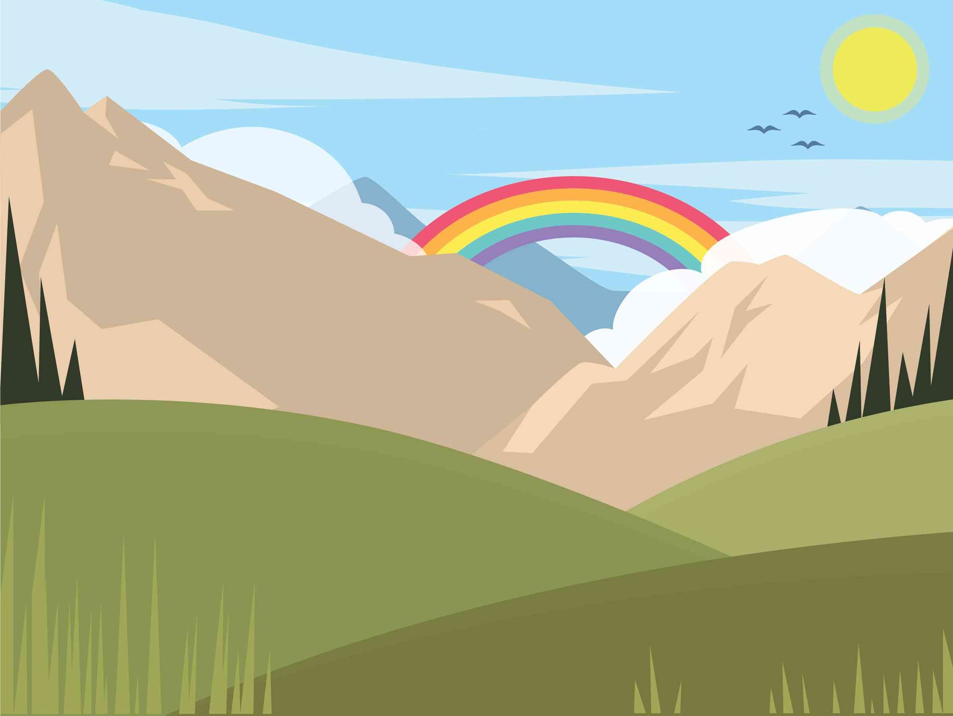 Rainbow Peaks