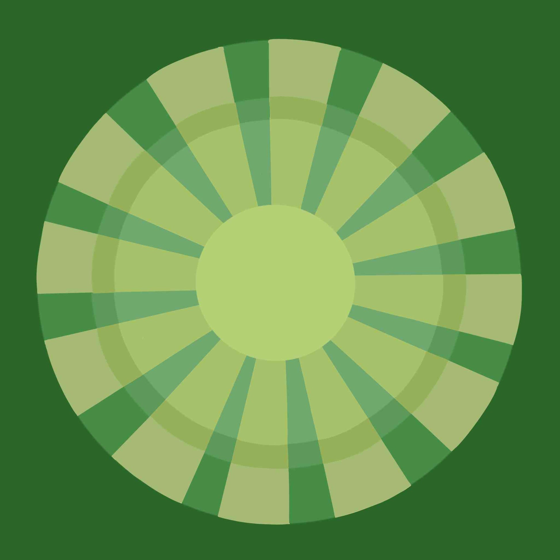 Green Spiral Pattern