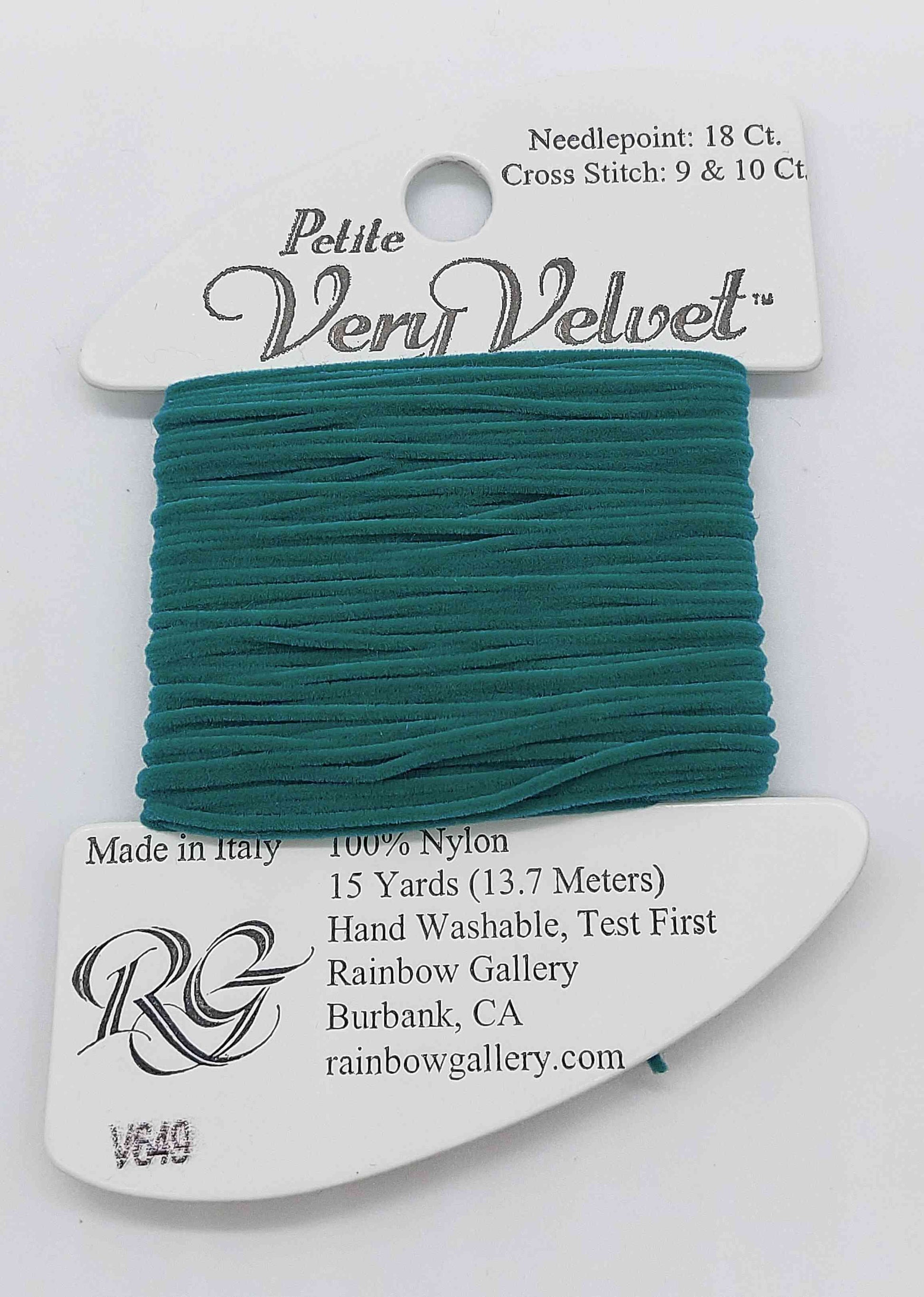 Petite Very Velvet - Assorted Colors - V649-TEAL
