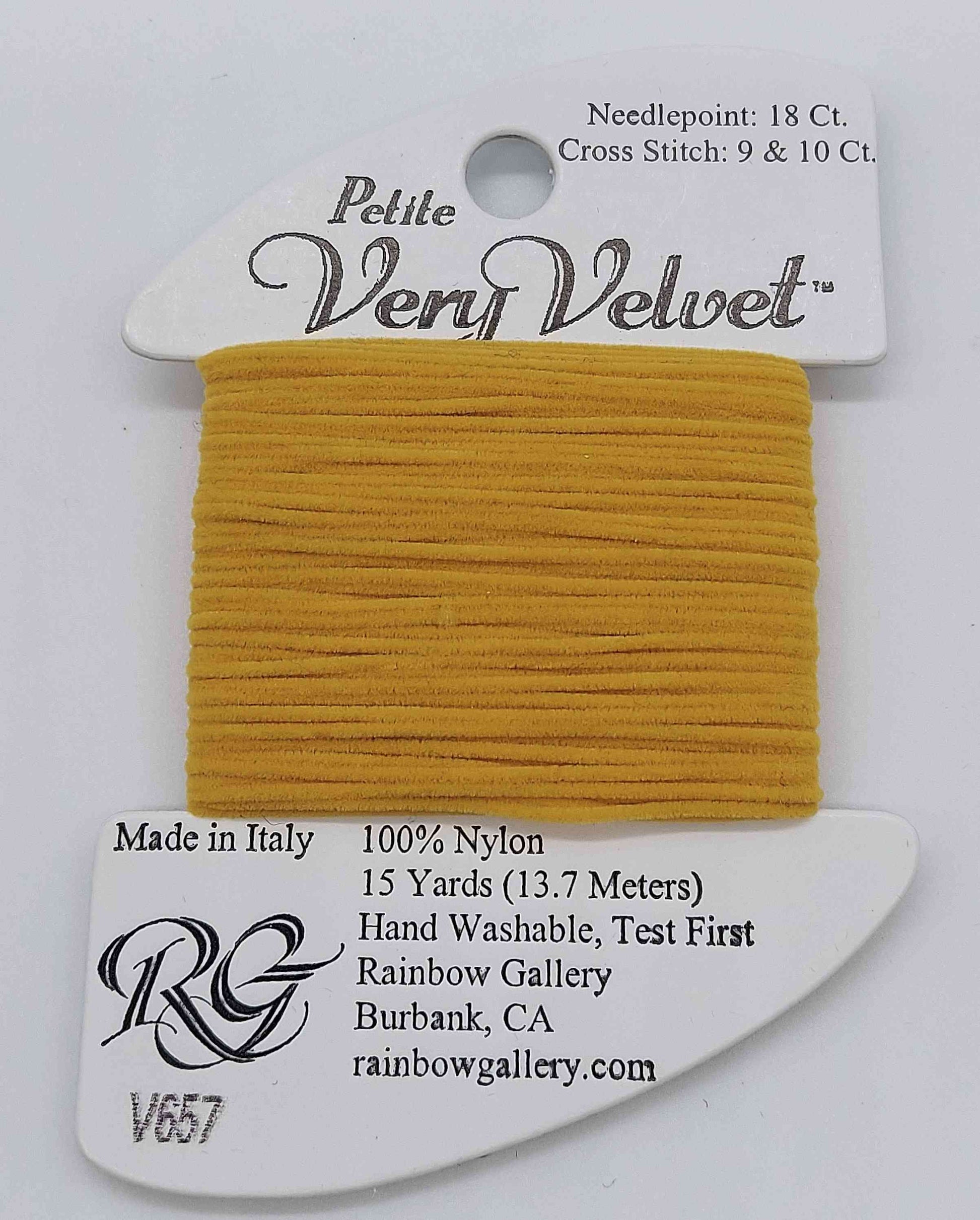 Petite Very Velvet - Assorted Colors - V657-GOLD