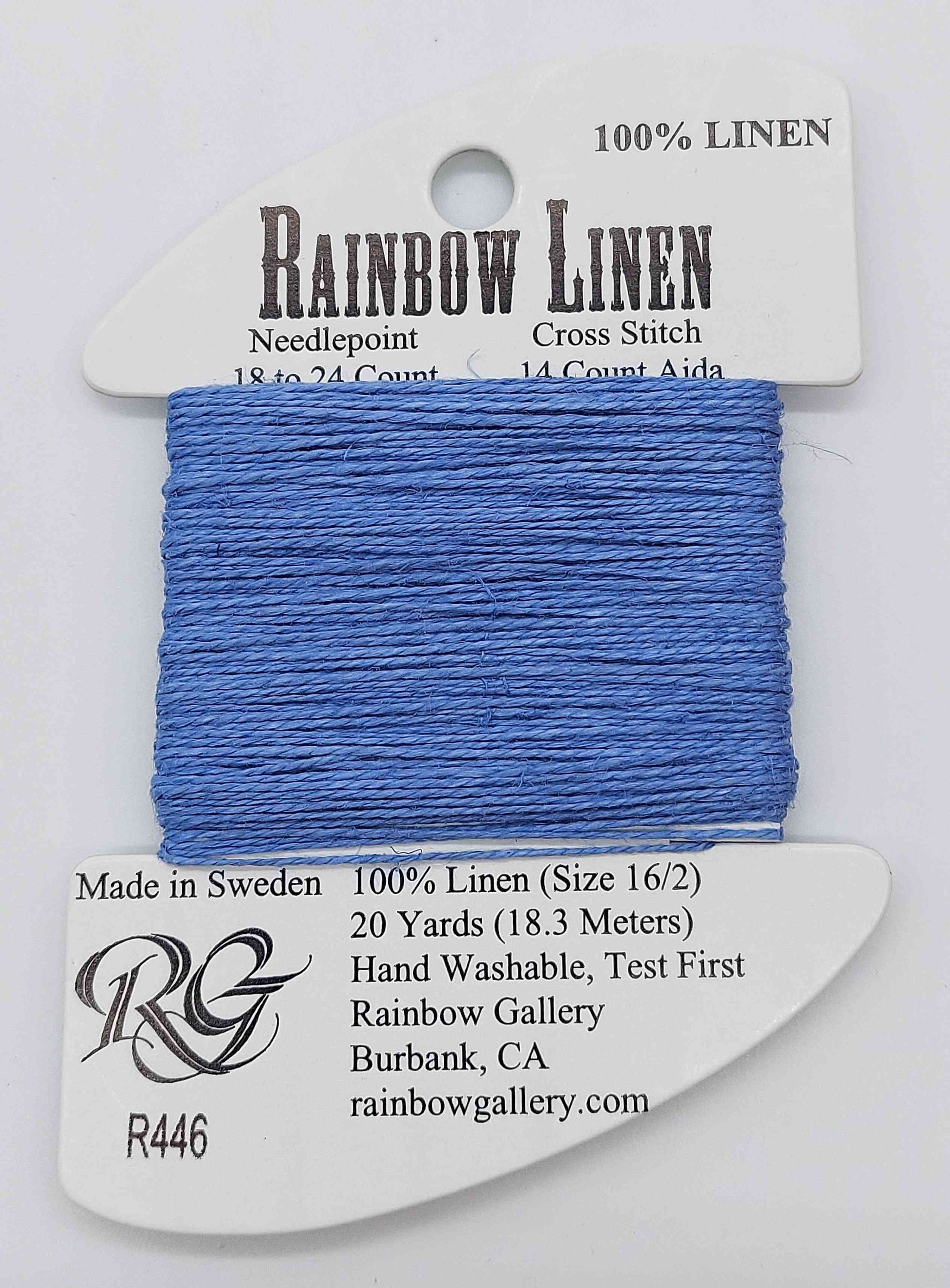 Rainbow Linen - Assorted Colors - R446-FRENCH BLU