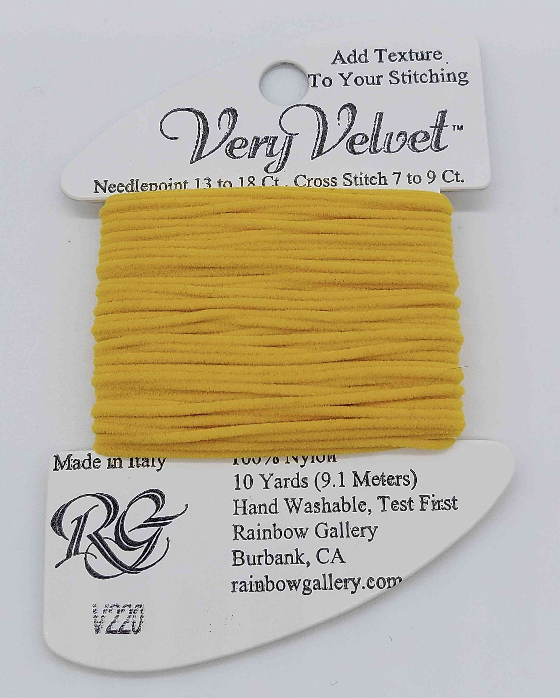 Very Velvet - Assorted Colors - V220-YELLOW