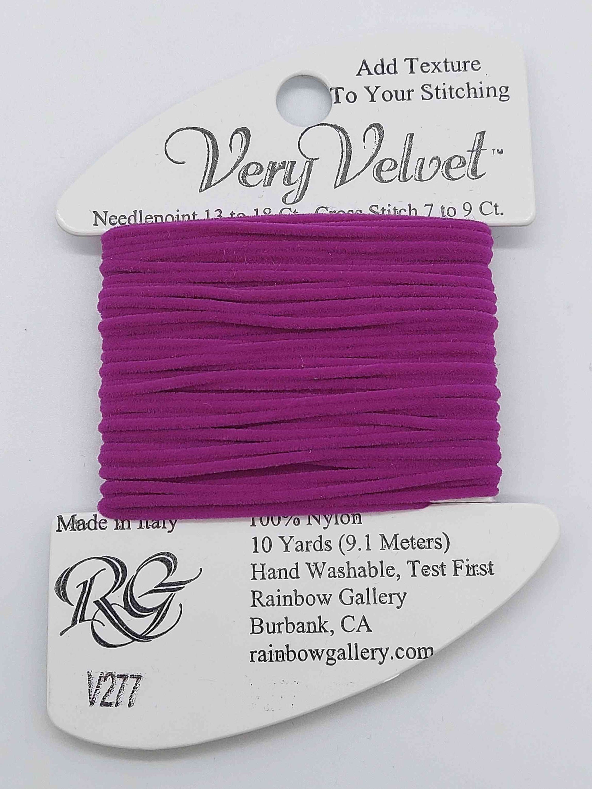 Very Velvet - Assorted Colors - V277-DARK FUCHSIA