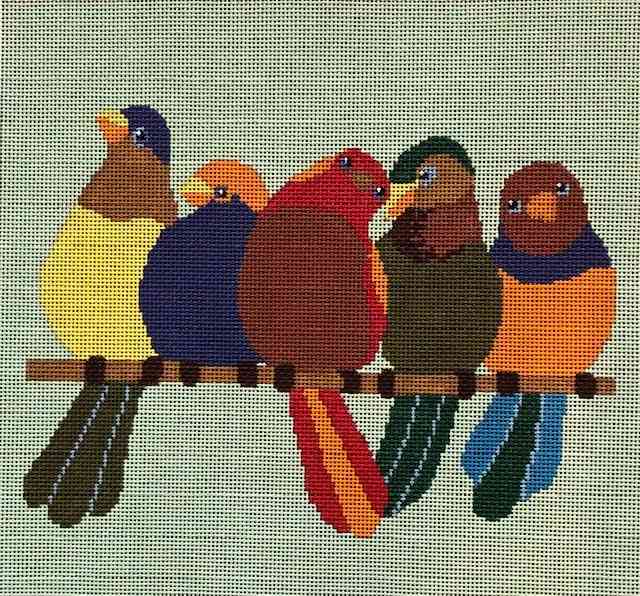 Birds on wire