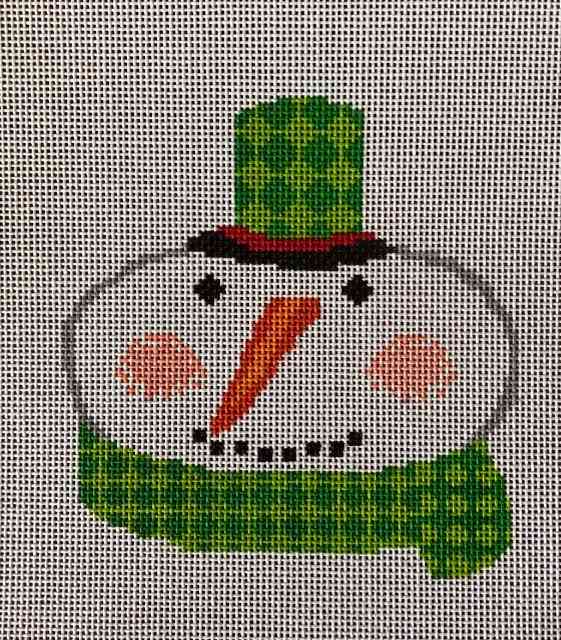 Snowman green diamond