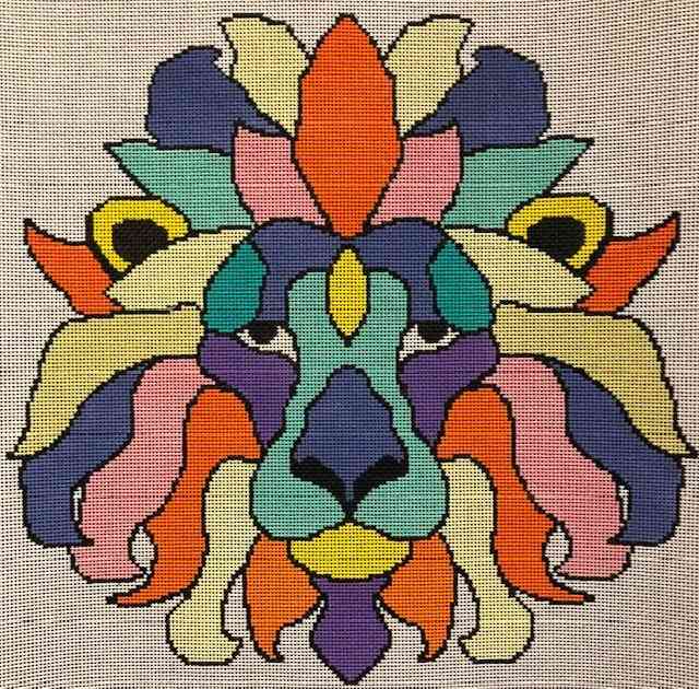 Colorful Lion