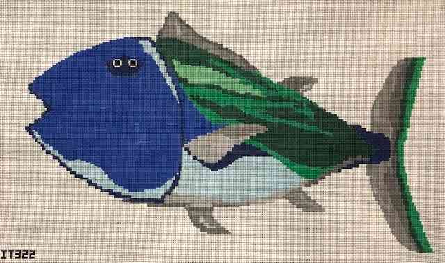 Blue Teal Fish
