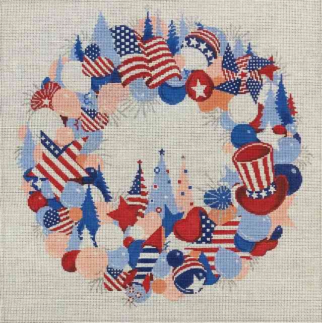 4th of July Wreath