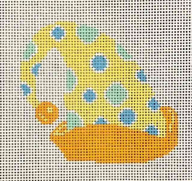 Blue Teal Dots Cap