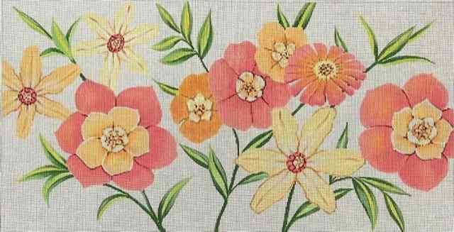 Long Peach Flowers