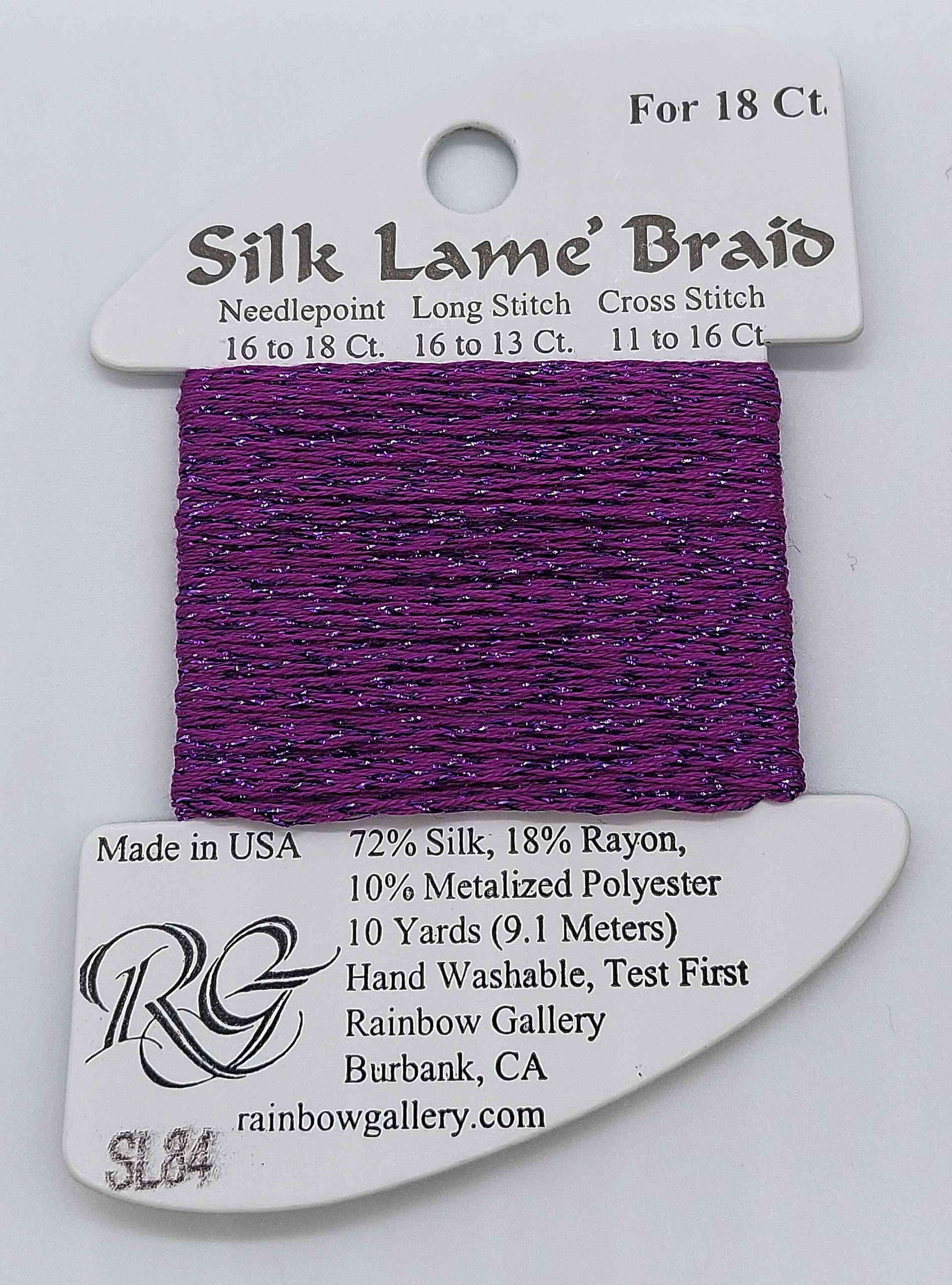Slik Lame Baid -  Assorted Colors - SL84-DARK ORCHID