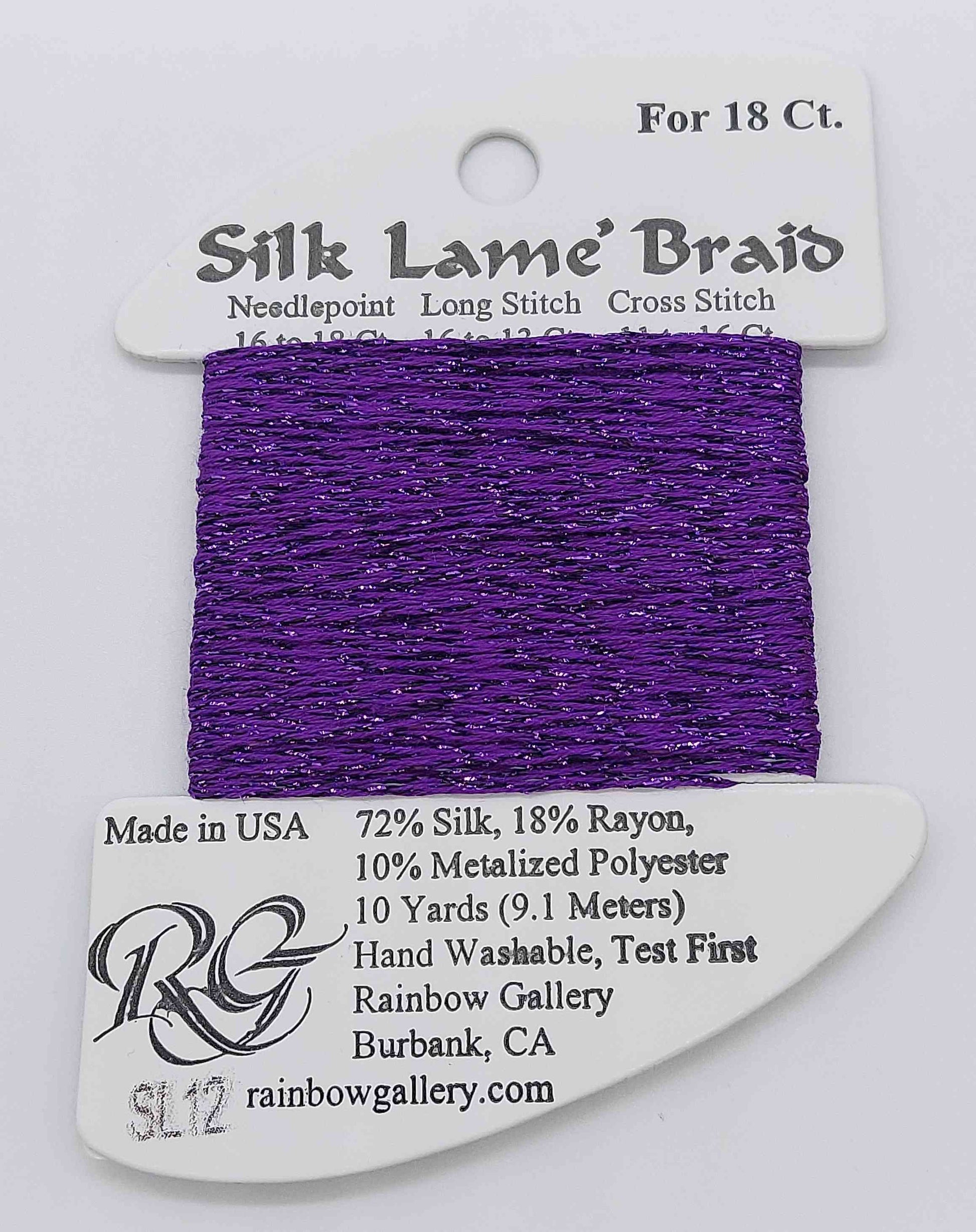 Slik Lame Baid -  Assorted Colors - SL12-PURPLE