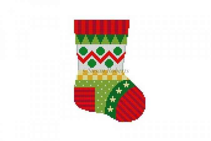 Mini-sock - Geo Stars