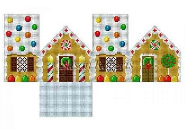 3-D Mini-House - Gingerbread
