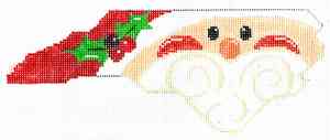 North Carolina State Shaped Santa