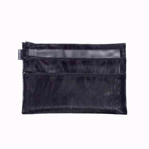 Triple Zip Cases - Solid Color