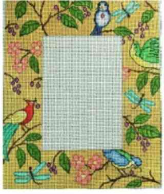 Picture Frame - Birds on Tan