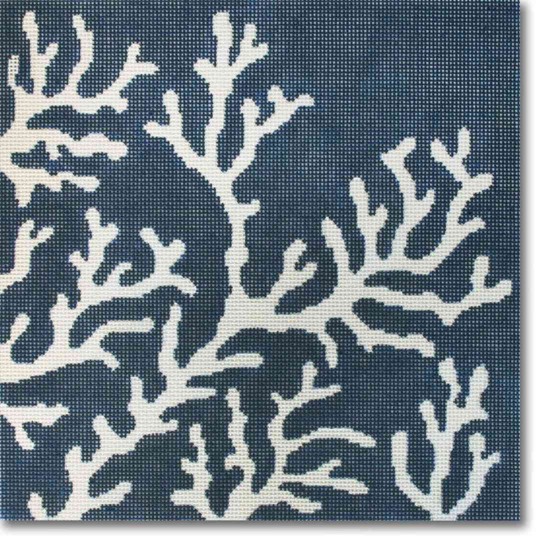Coral on Navy
