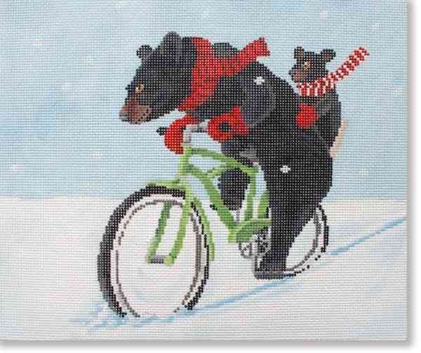 Bears Riding Bike