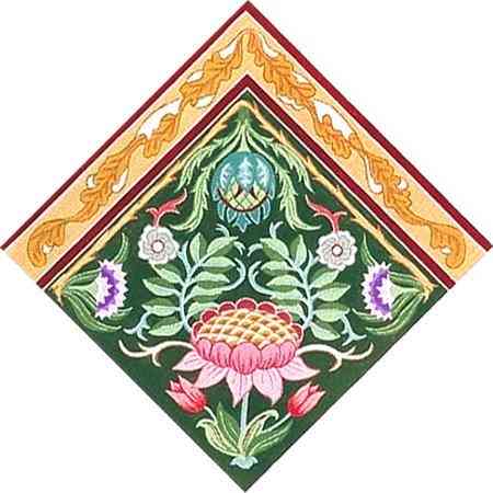William Morris w/ Corner Border