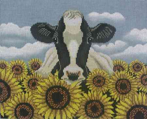 Surrounded by Sunflowers