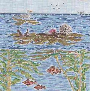Floating Sea Otter