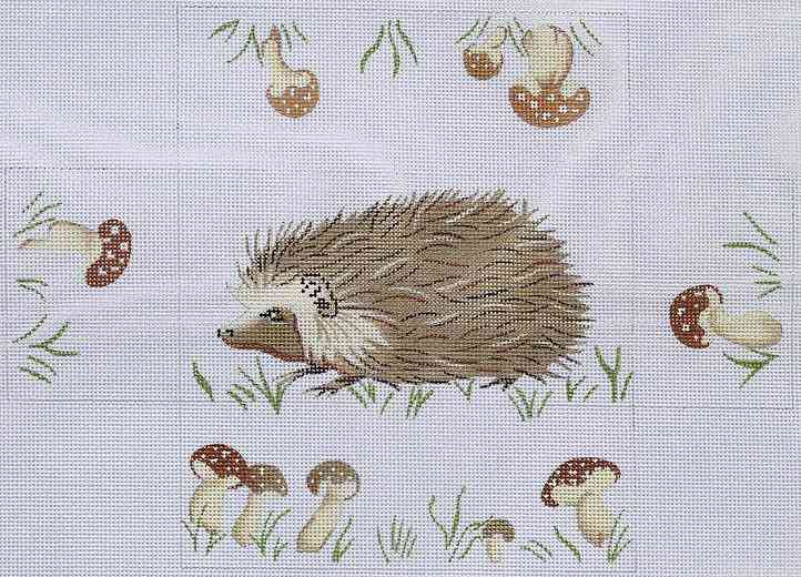 Brick Cover - Hedgehog with Wild Mushrooms