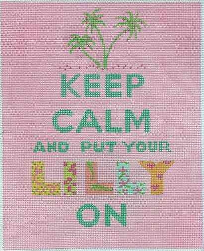 "Keep Calm..Lilly" (block letters)