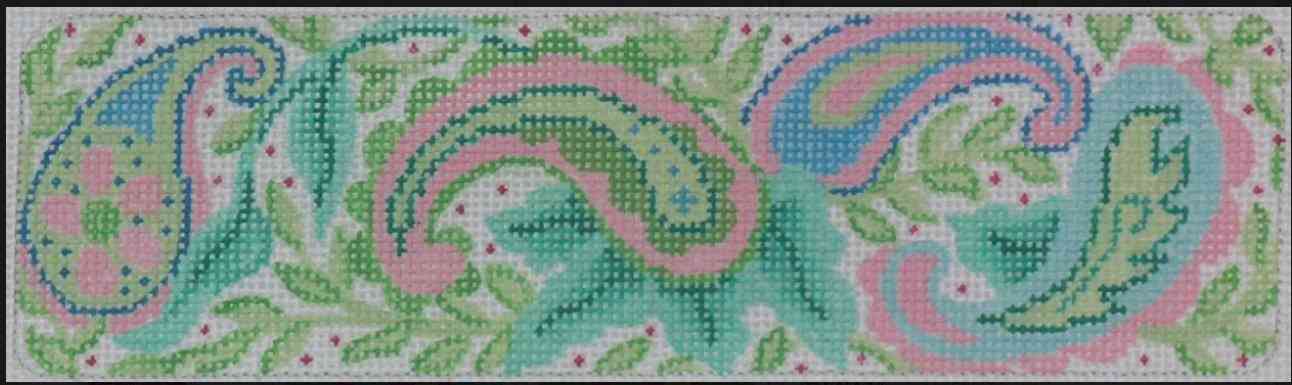Belt - Paisleys & Leaves - Greens, Blues & Pinks