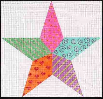 Tree Topper - Funky Fiesta Star
